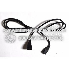 PLUG IN WIRES - PLUG IN WIRES - 1 FEMALE AND 1 MALE PLUG 1