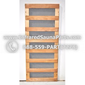 WOOD BACKRESTS - HEMLOCK WOOD BACKREST ( 33.2" X 14" ) 1