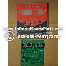 CIRCUIT BOARDS WITH  FACE PLATES - CIRCUIT BOARD WITH FACE PLATE VIDAL INFRARED SAUNA  06S064 7