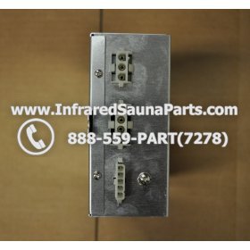 COMPLETE CONTROL POWER BOX WITH CONTROL PANEL - COMPLETE CONTROL POWER BOX NIRVANA SAUNAS 110V  220V SN20051124185 WITH CIRCUIT BOARD SN 20051124279 AND FACEPLATE AND REMOTE CONTROL 27