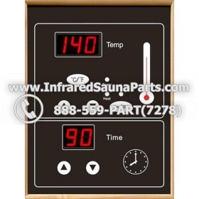 CIRCUIT BOARDS WITH  FACE PLATES - CIRCUIT BOARD WITH FACE PLATE DELUXE  INFRARED SAUNA 12092007 AUTO ON  OFF SWITCH 1