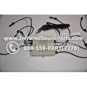 COMPLETE CONTROL POWER BOX 110V / 120V - COMPLETE CONTROL POWER BOX 110V  120V HEATWAVE INFRARED SAUNA WITH 8 HEATER PLUGS v1 8