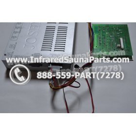 COMPLETE CONTROL POWER BOX WITH CONTROL PANEL - COMPLETE CONTROL POWER BOX LUX INFRARED SAUNA STYLE 3 WITH ONE CONTROL PANEL 4
