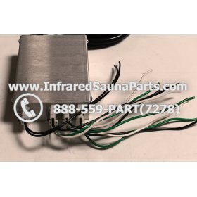 COMPLETE CONTROL POWER BOX WITH CONTROL PANEL - COMPLETE CONTROL POWER BOX O-SAUNA WITHOUT HIGH LIMIT SWITCH WITH TWO CONTROL PANEL 7