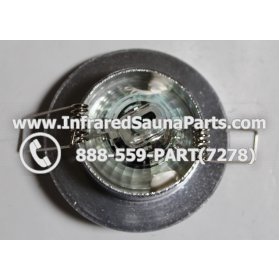 COMPLETE LIGHT ASSEMBLY 220V / 240V - COMPLETE LIGHT ASSEMBLY IN SILVER PLASTIC FINISH WITH LED BULB G6-B2 220V / 240V 3