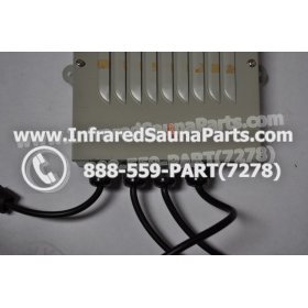 COMPLETE CONTROL POWER BOX 220V / 240V - COMPLETE CONTROL POWER BOX 220V / 240V DELUXE INFRARED SAUNA WITH 8 HEATER PLUGS v1 2