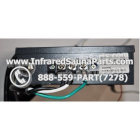 COMPLETE CONTROL POWER BOX 220V / 240V - COMPLETE CONTROL POWER BOX 220V / 240V WITH 7 CIRCUIT BOARD PINS  6 FEMALE PLUGS SAUNA KING INFRARED SAUNA 21