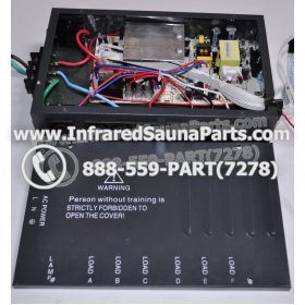 COMPLETE CONTROL POWER BOX 220V / 240V - COMPLETE CONTROL POWER BOX 220V / 240V WITH 7 CIRCUIT BOARD PINS  6 FEMALE PLUGS SAUNAGEN INFRARED SAUNA 33