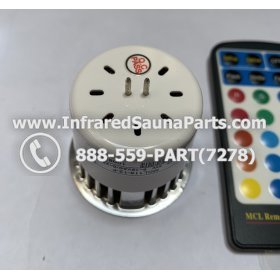 CHROMOTHERAPY - CHROMOTHERAPY MR 16 5 W MLC116-12-F WITH REMOTE 3