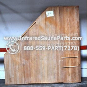 WOOD SAUNA FLOORS - HEMLOCK WOOD CORNER SAUNA FLOOR ( 59.5" x 59" ) 1