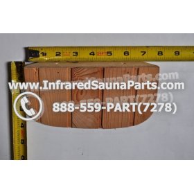 WOOD SHELVES + CUP HOLDERS - HEMLOCK WOOD CUP HOLDER STYLE 3 7