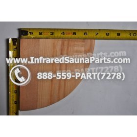 WOOD SHELVES + CUP HOLDERS - HEMLOCK WOOD CUP HOLDER STYLE 5 2