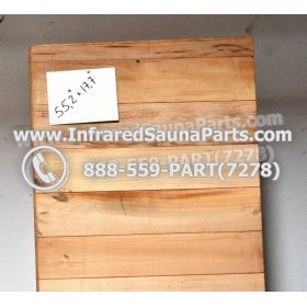 WOOD BENCHS + HEATERS - HEMLOCK WOOD BENCH ( 55.2" x 17.7" ) 3