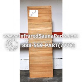 WOOD BENCHS + HEATERS - HEMLOCK WOOD BENCH ( 45.4" x 14.9" ) 2