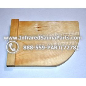 WOOD SHELVES + CUP HOLDERS - HEMLOCK WOOD CUP HOLDER STYLE 4 6