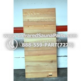 WOOD BENCHS + HEATERS - HEMLOCK WOOD BENCH ( 38.5" x 17.8" ) 4