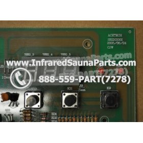 CIRCUIT BOARDS / TOUCH PADS - CIRCUIT BOARD  TOUCHPAD KEYSBACKYARD INFRARED SAUNA SRZHX001 - (10 BUTTONS) 5