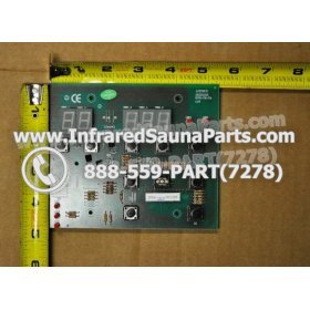CIRCUIT BOARDS / TOUCH PADS - CIRCUIT BOARD  TOUCHPAD IRONMAN INFRARED SAUNA SRZHX001 - (10 BUTTONS) 10