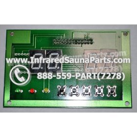 CIRCUIT BOARDS WITH  FACE PLATES - CIRCUIT BOARD WITH FACEPLATE HEALTHLAND INFRARED SAUNA 06S10196 5