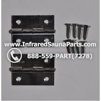 DOOR HINGES - DOOR HINGE  STYLE 4 - COMPLETE SET WITH SCREWS 1