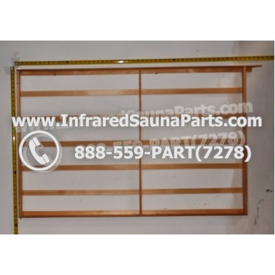 WOOD BACKRESTS - HEMLOCK WOOD BACKREST WITH 1 PANELS   ( 55" x 33" ) 1