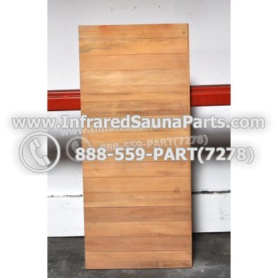 WOOD BENCHS + HEATERS - HEMLOCK WOOD BENCH ( 38.6" x 16.9" ) 1