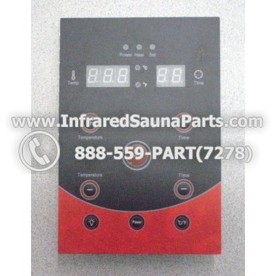FACE PLATES - FACEPLATE FOR CIRCUIT BOARD HEALTHLAND INFRARED SAUNA  06S084 1